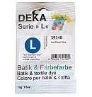 Tekstilkrāsa "DEKA Serie L" batikai, dabīgiem audumiem un vilnai, 10g, rudzupuķu zila