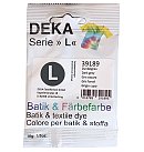 Tekstilkrāsa "DEKA Serie L" batikai, dabīgiem audumiem un vilnai, 10g, tumši pelēka