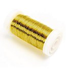 Stieple "Premium Deco", D:0.3mm, spolē 30g, gaiša zelta
