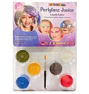 Sejas un ķermeņa krāsu komplekts "Pearlescent Junior", 6 krāsas, ota