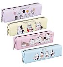 Penālis ar rāvējslēdzēju "Cats", 20x6.2x4.5cm, 1 gab., krāsu asorti