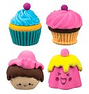 Dzēšgumija "Cupcakes", 50x20x20mm, 1 gab., dažādi dizaini