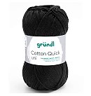 Dzija "Cotton Quick Uni", 100% kokvilna, 50g, 125m, melna #11