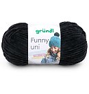 Dzija "Funny Uni", 100% poliesters, 100g, 120m, melna #17