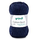 Dzija "Cotton Quick Uni", 100% kokvilna, 50g, 125m, tumši zila #145