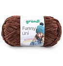 Dzija "Funny Uni", 100% poliesters, 100g, 120m, tumši brūna #20