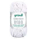 Dzija "Cotton Quick Mini", 100% kokvilna, 15g, 37.5m, balta #01