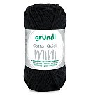 Dzija "Cotton Quick Mini", 100% kokvilna, 15g, 37.5m, melna #11