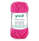 Dzija "Cotton Quick Mini", 100% kokvilna, 15g, 37.5m, tumši rozā #128