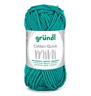 Dzija "Cotton Quick Mini", 100% kokvilna, 15g, 37.5m, zilganzaļa #90