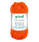 Dzija "Cotton Quick Mini", 100% kokvilna, 15g, 37.5m, oranža #153