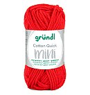 Dzija "Cotton Quick Mini", 100% kokvilna, 15g, 37.5m, sarkana #156