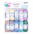 Dzijas komplekts "Cotton Quick Mini", 100% kokvilna, 10 x 15g, pasteļtoņi