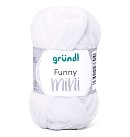 Dzija "Funny Mini", 100% poliesters, 15g, 18m, sniegbalta #01