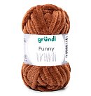 Dzija "Funny Mini", 100% poliesters, 15g, 18m, brūna #09