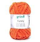 Dzija "Funny Mini", 100% poliesters, 15g, 18m, oranža #13