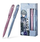 Gēla tintes pildspalva "G-Glass Stick Manga", 0.5mm, zila, 1gab., dažādi dizaini