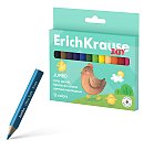 Krāsaino trīsstūra zīmuļu komplekts "Baby Jumbo", 12 krāsas