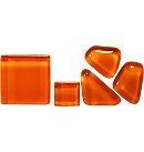 Neregulāras formas stikla mozaīka "Soft Glass", 200g (apm.140gab.), oranža