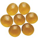 Stikla mozaīka "Nugget", D:15-20mm, 100g (apm. 20-25 gab.), dzeltena