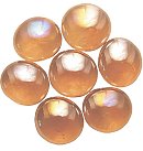 Stikla mozaīka "Nugget", D:15-20mm, 100g (apm. 20-25 gab.), zaigojoši lašrozā