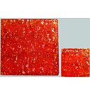 Stikla mozaīka “Joy glass”, 20x20mm, biezums 4mm, 200g (apm.70gab.), terakotas brūna