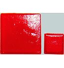 Stikla mozaīka “Joy glass”, 20x20mm, biezums 4mm, 200g (apm.70gab.), kvēlojoši sarkana