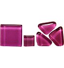 Neregulāras formas stikla mozaīka "Soft Glass", 200g (apm.140gab.), ceriņu violeta