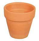 Dekoratīvs māla puķu podiņš, ārējais D:5cm, H:5cm