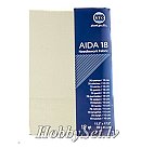 Kanvas audums izšūšanai "AIDA 18", 100% kokvilna, 70 rūtiņas/ 10 cm, loksne 39 cm x 45 cm, bēši balts (ecru)