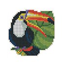 Collection d'Art Diamond Painting "Magnet Kit: DCM048", 10.2x10.2 cm