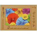 Divpusējā krāsainā kartona komplekts, A4, 190g/ m2, 16 lapas