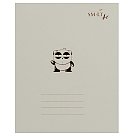 Notebook in line "Silver", 12 sheets, 1 pc., assorted designs