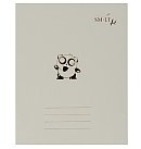 Notebook in line "Silver", 12 sheets, 1 pc., assorted designs
