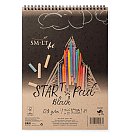 Melna zīmēšanas papīra bloks"START", ar spirāli, A4, 120 g/ m2, 20 loksnes