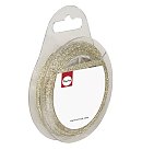 Lenta ar gliteriem, 5mm, 10m, zelta tonis, ZS
