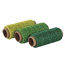 Kaņepju auklu komplekts, D:1mm, 3 krāsas x 12m, zaļie toņi