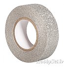 Līmlente ar mirdzumiņiem, 1.5cm, 5m, sudraba tonis