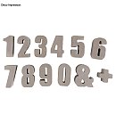 Silicone casting mould "0-10", 14.5x26x1cm, 12 forms, 1pc.