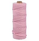 Aukla mezglošanai, D:3mm, apm. 210g, 70m, pasteļrozā