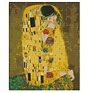 Dimantu mozaīkas komplekts "The aura of a kiss Gustav Klimt", audekls uz apakšrāmja, 40х50cm