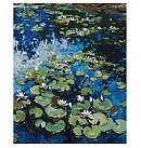 Komplekts gleznošanai pēc numuriem "Water lilies ©Claude Monet ", audekls uz apakšrāmja, 40x50cm