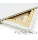 Холст на подрамнике "Gallery", 120x120см, 100% хлопок, грунтованный, мелкозернистая фактура