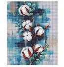 Dimantu mozaīkas komplekts "Cotton ©kkatyshaa", audekls uz apakšrāmja, 40x50cm