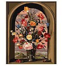 Komplekts gleznošanai pēc numuriem "Flower composition ©Ambrosius Bosschaert de Oude", audekls uz apakšrāmja, 40x50cm