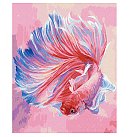 Set for painting by numbersit "Rooster fish ©Ira Volkova", canvas on a stretcher, 40х50cm