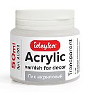 Akrila laka dekoratīvo darbu pārklāšanai, 50ml, glancēta