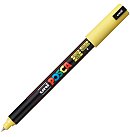 Marķieris uz ūdens bāzes "UNI Posca PC-1MR", dzeltens (2)