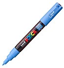 Marķieris uz ūdens bāzes "UNI Posca PC-1M", debeszils (48)