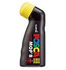 Marķieris uz ūdens bāzes "UNI Posca Mop'r PCM-22", apaļš uzgalis D:19mm, dzeltens (2)